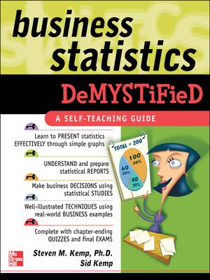 cover image of Business Statistics Demystified